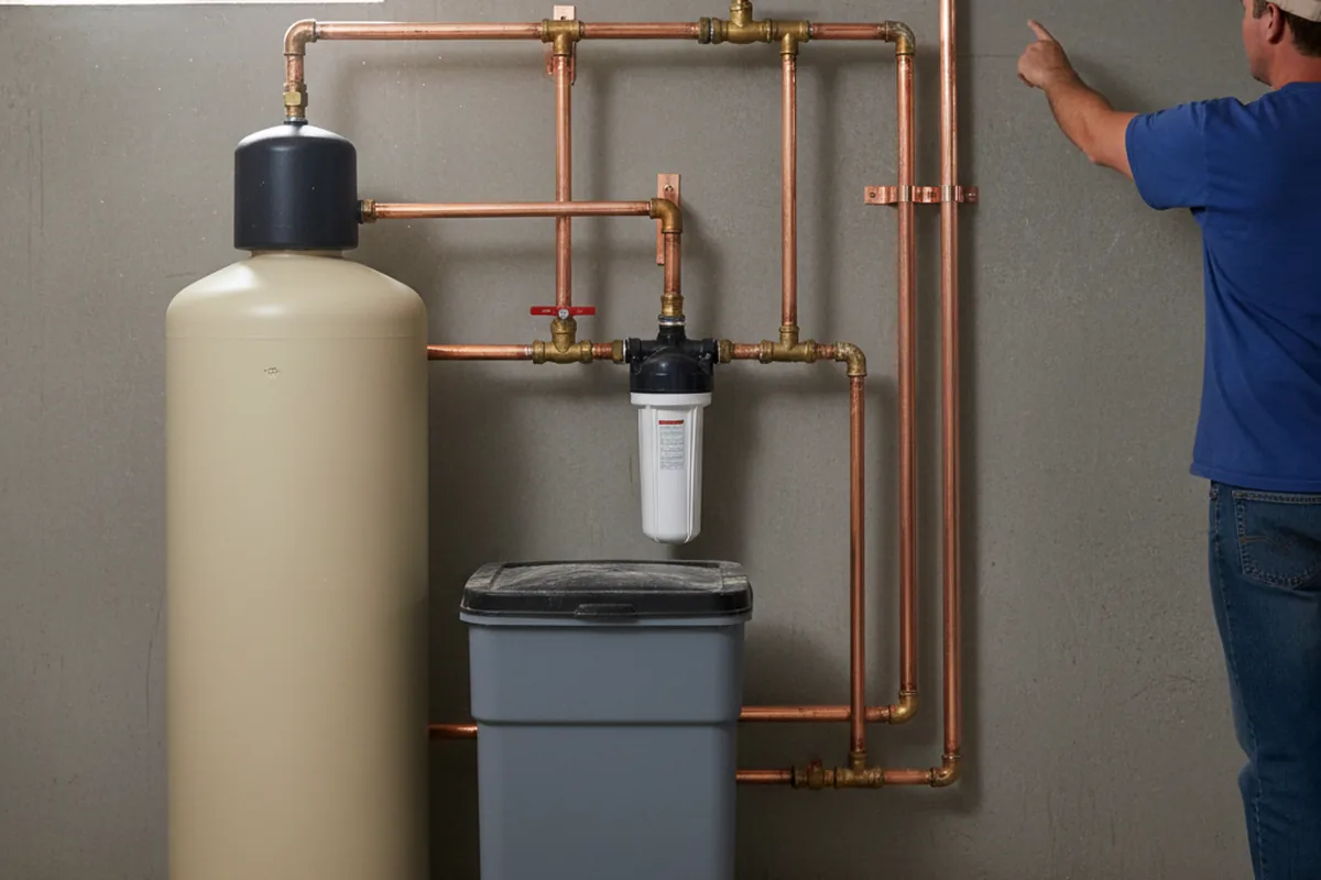 Whole-house water treatment system installed in Chester